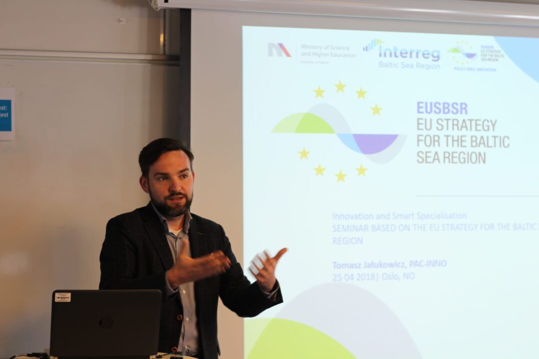 Interessant seminar om smart spesialisering innenfor rammen av Østersjøsamarbeidet ble gjennomført 25 april 2018 i Oslo