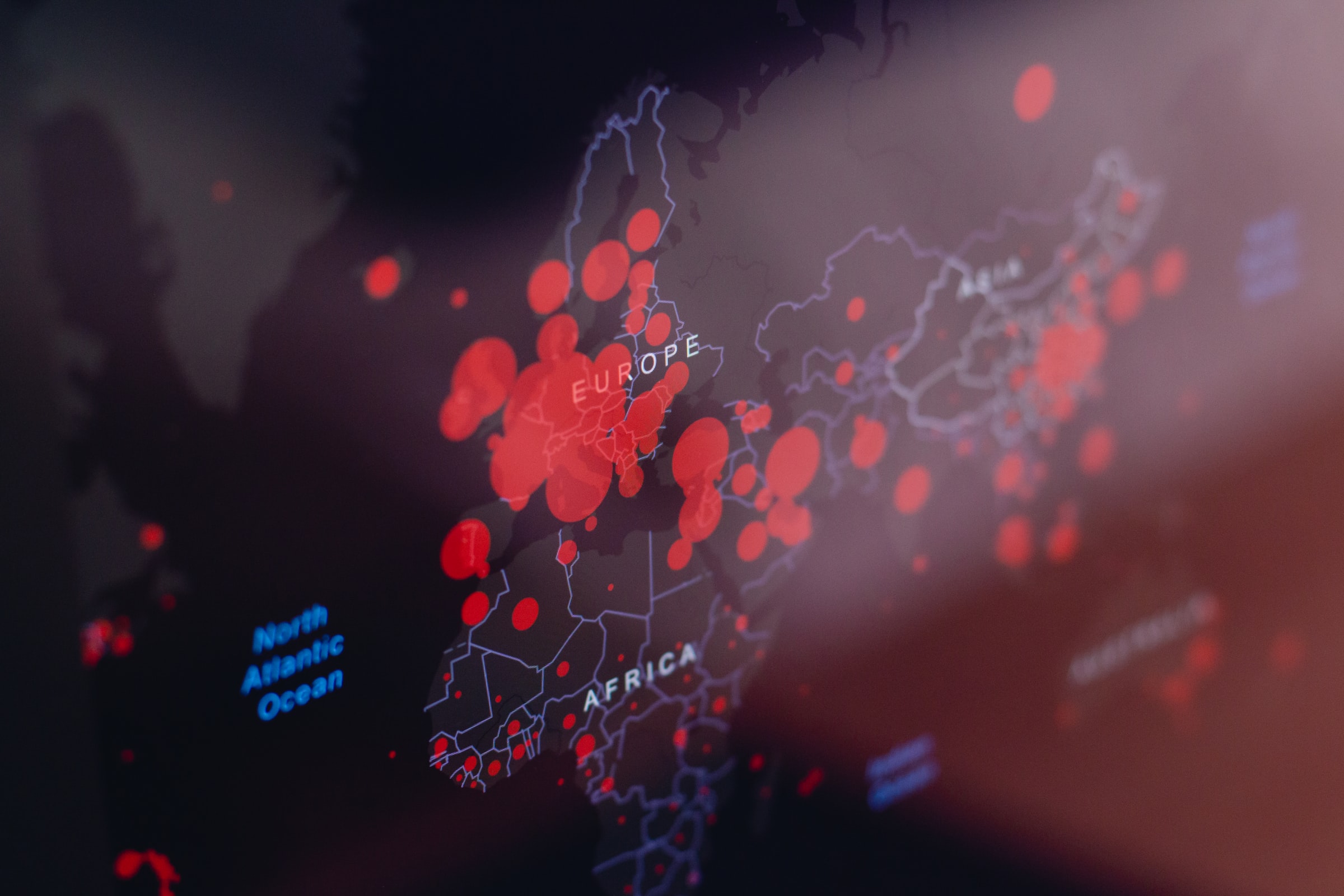 Bilde av et kart over Europa