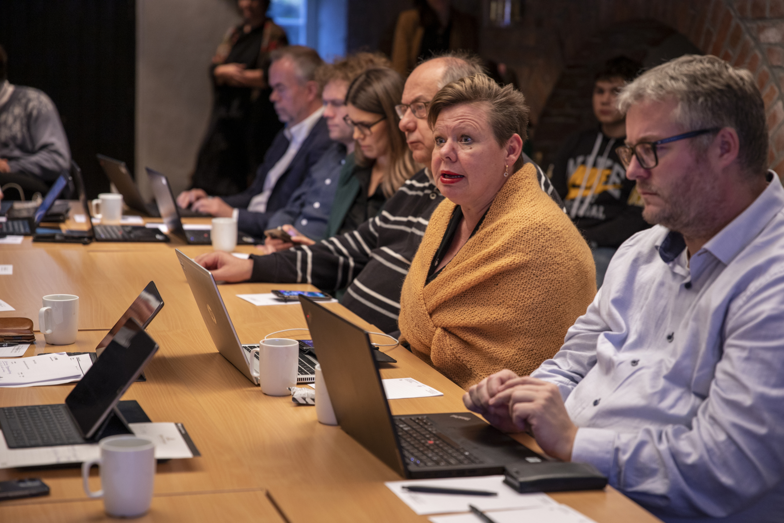 Siv Henriette Jacobsen (AP), fylkesrådsleder i Viken på møte i Østlandssamarbeidets representantskap 4. november 2021