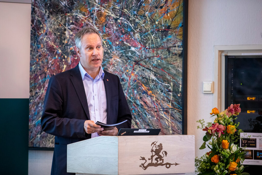 Jon-Ivar Nygård (Ap), samferdselsminister, på Workshop om mer klimavennlig godstransport i Innlandet, Vinger Hotell, Kongsvinger, 25. august 2022.