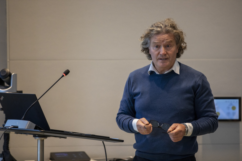 Ivar Hagemoen, daglig leder i Reklima, på Fagpolitisk utvalg næring og kompetanse i Oslo rådhus, 24. oktober 2022.